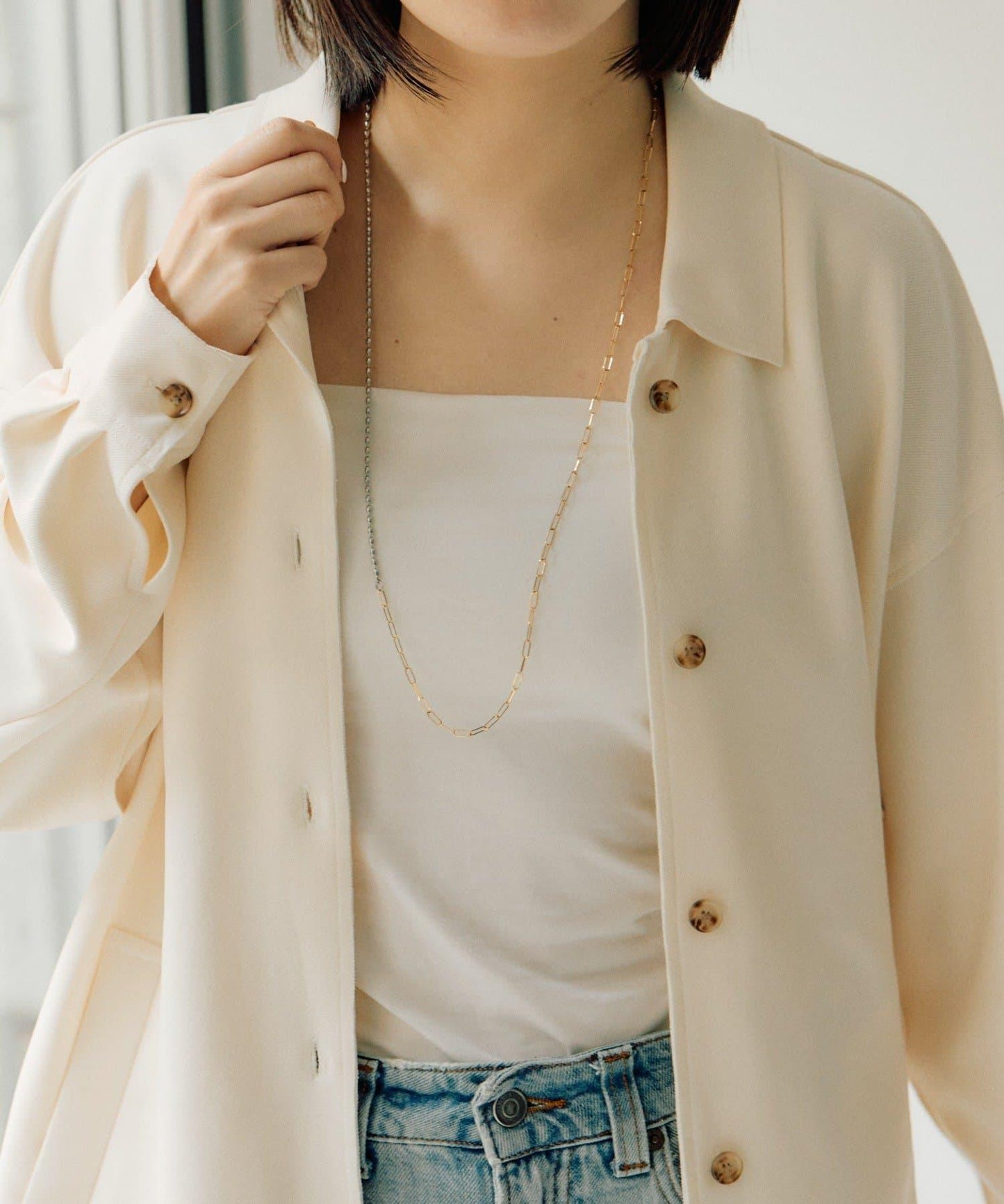 不鏽鋼防金屬過敏 雙色兩款 項鍊