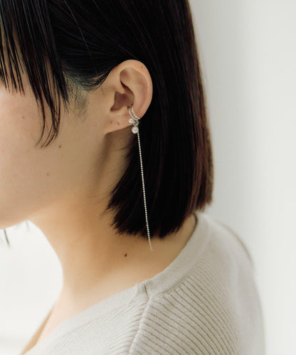 球鏈珍珠設計耳扣