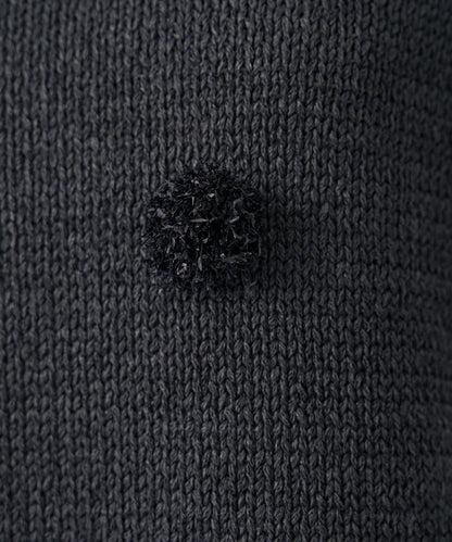 毛球裝飾 法式風格 針織套頭衫