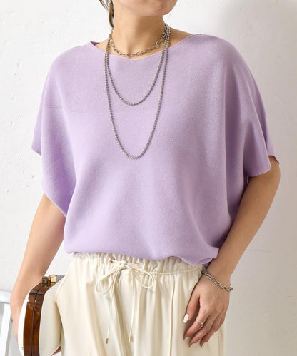 無縫不對稱設計 針織上衣 KN