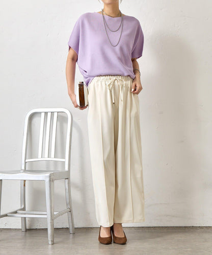 無縫不對稱設計 針織上衣 KN