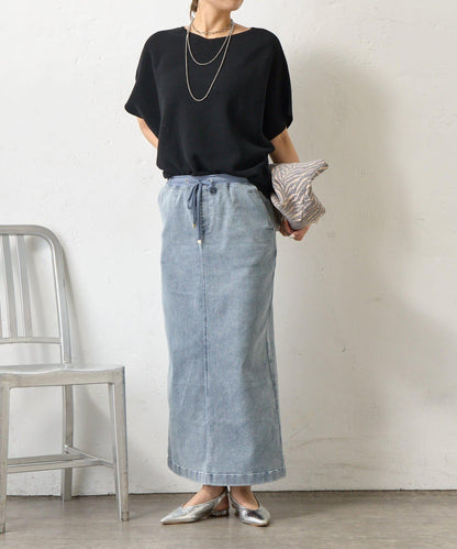 無縫不對稱設計 針織上衣 KN