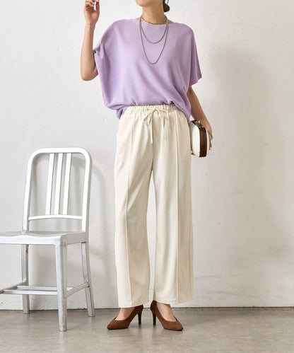 無縫不對稱設計 針織上衣 KN