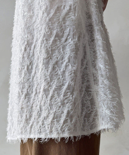 流蘇提花無袖上衣