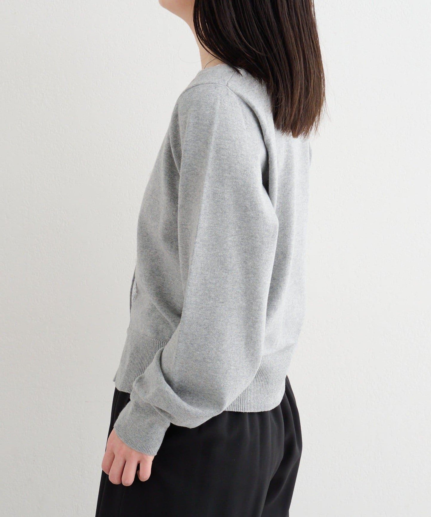 蕾絲方領 針織開衫（4色可選）