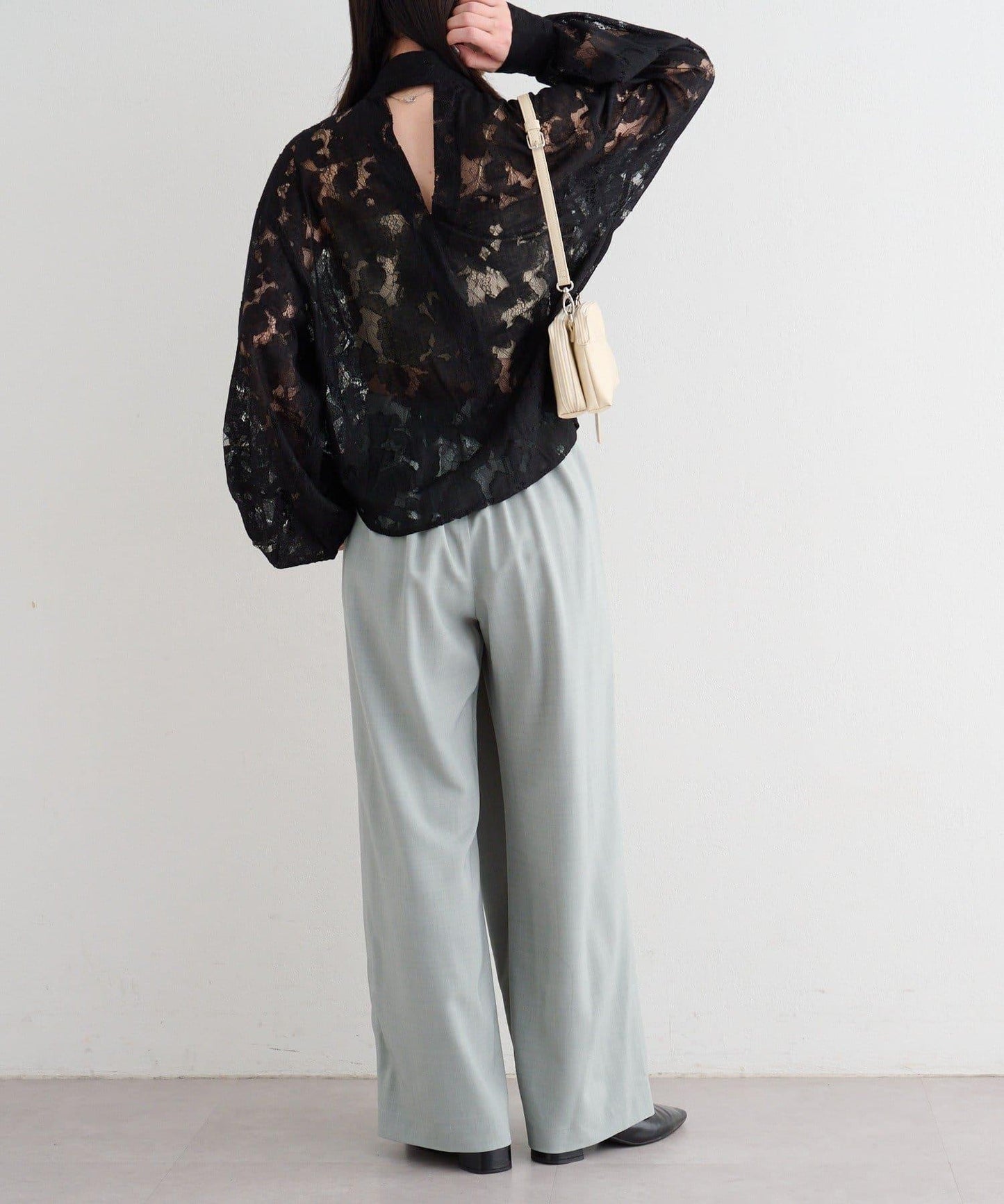 B 尚佈雷面料 裹身設計 西褲