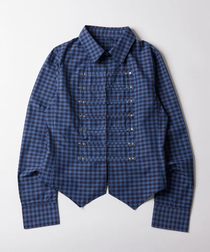 拿破崙風設計 修身襯衫