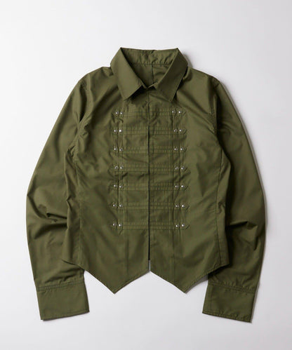 拿破崙風設計 修身襯衫