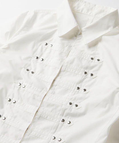 拿破崙風設計 修身襯衫