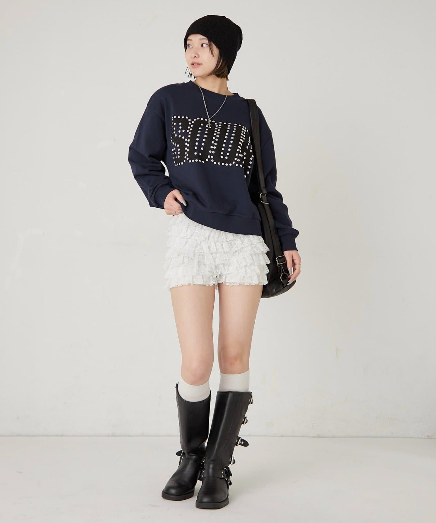 Sourcream SOUR鉚釘圓領衛衣