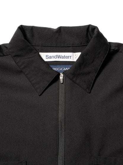 半拉鍊設計 REGGIANI W.SATIN 襯衫