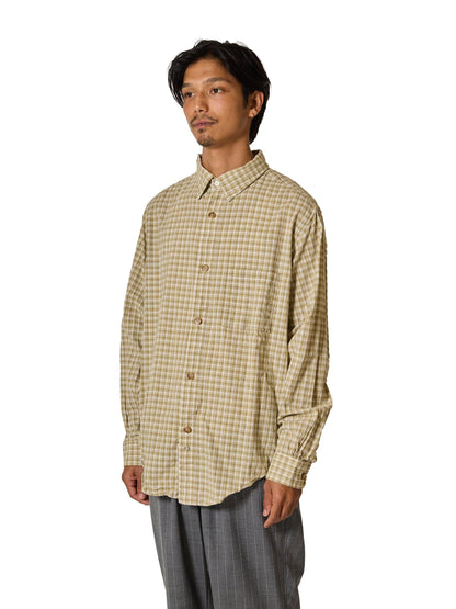 格紋 COTTON BROAD CHECK ORGANIZED B.D.SHIRT 純棉襯衫