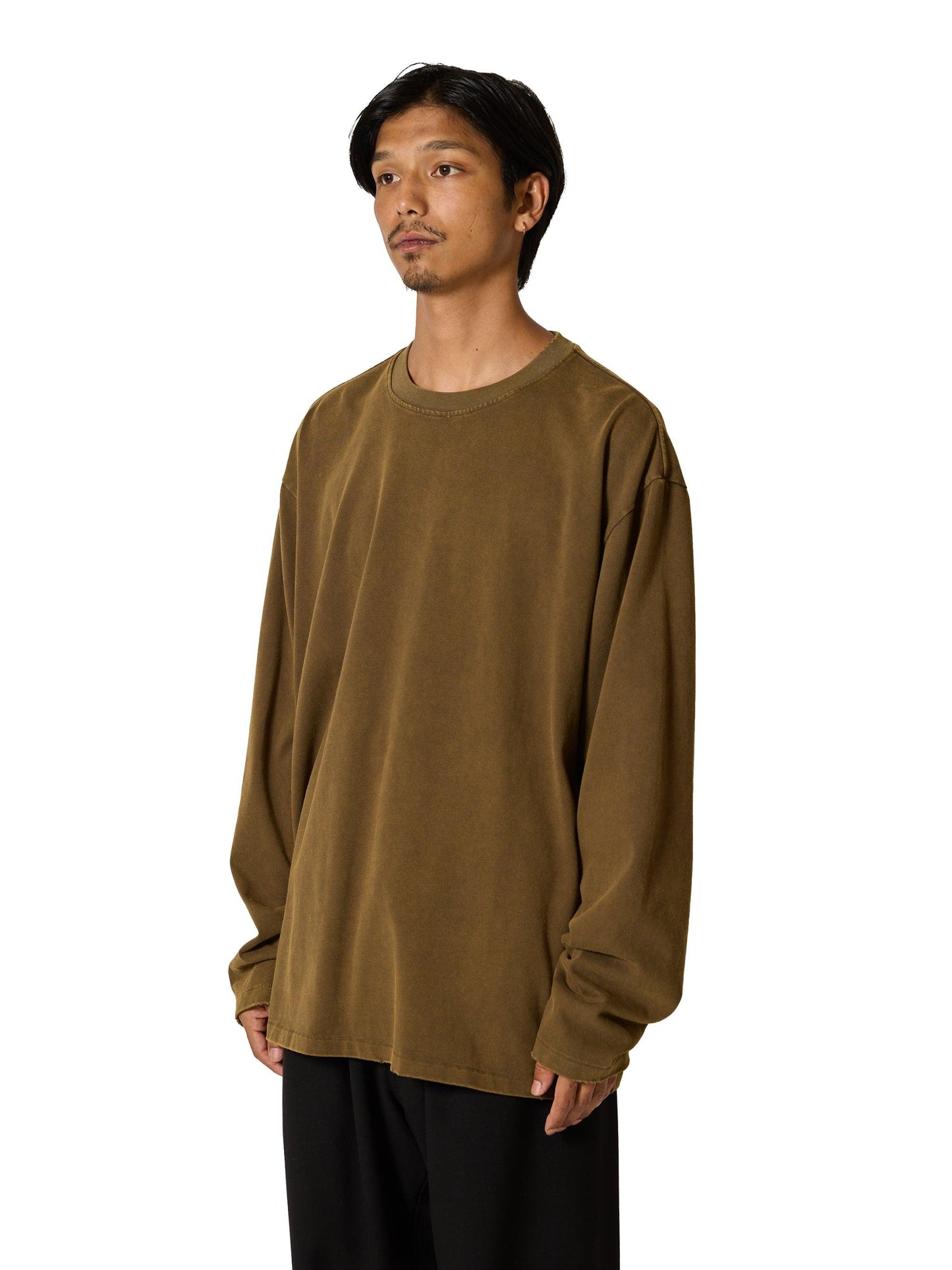 寬鬆長袖 針織棉質 ORGANIZED BAGGY TEE LS T恤