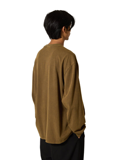 寬鬆長袖 針織棉質 ORGANIZED BAGGY TEE LS T恤