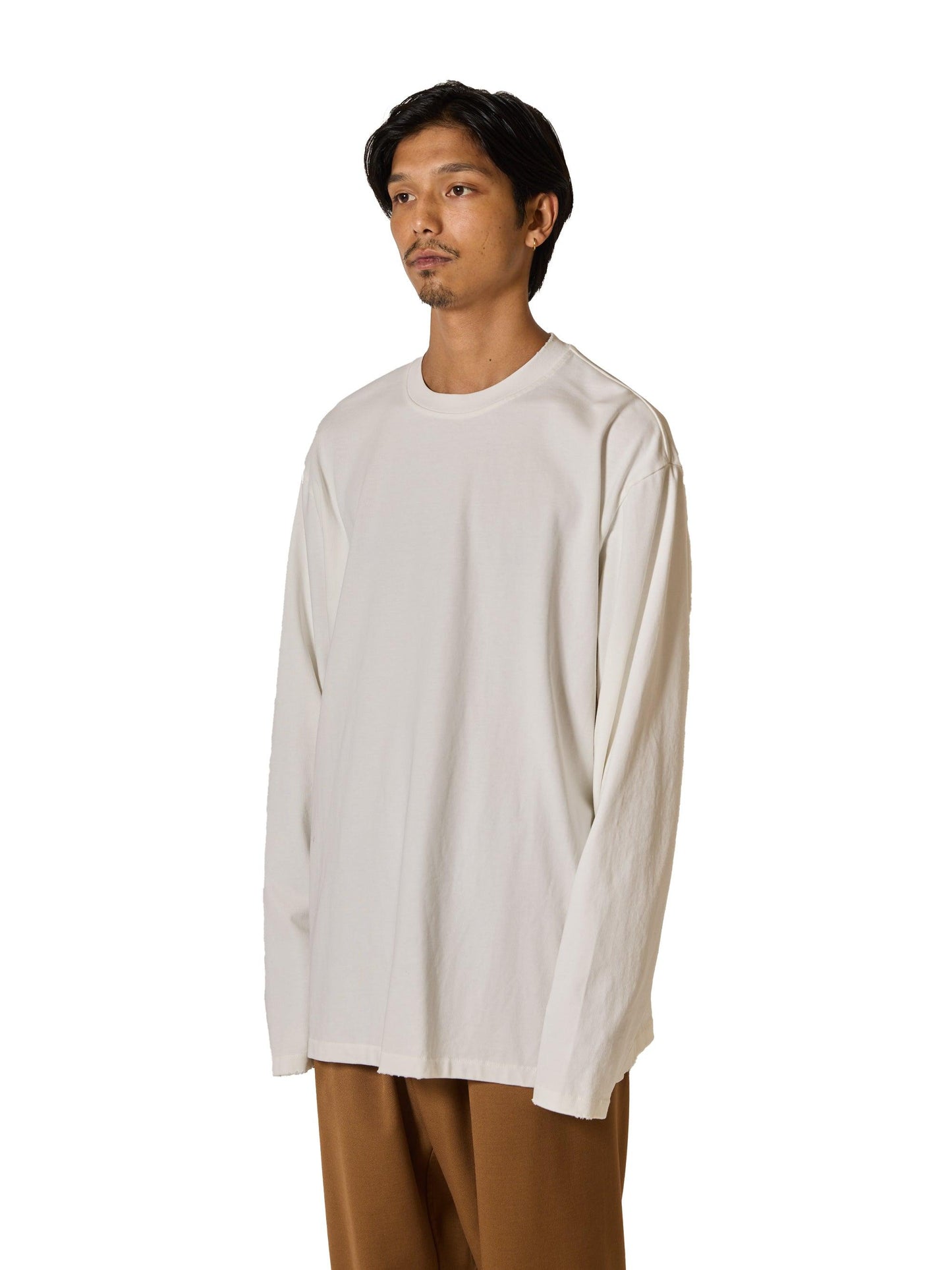 寬鬆長袖 針織棉質 ORGANIZED BAGGY TEE LS T恤