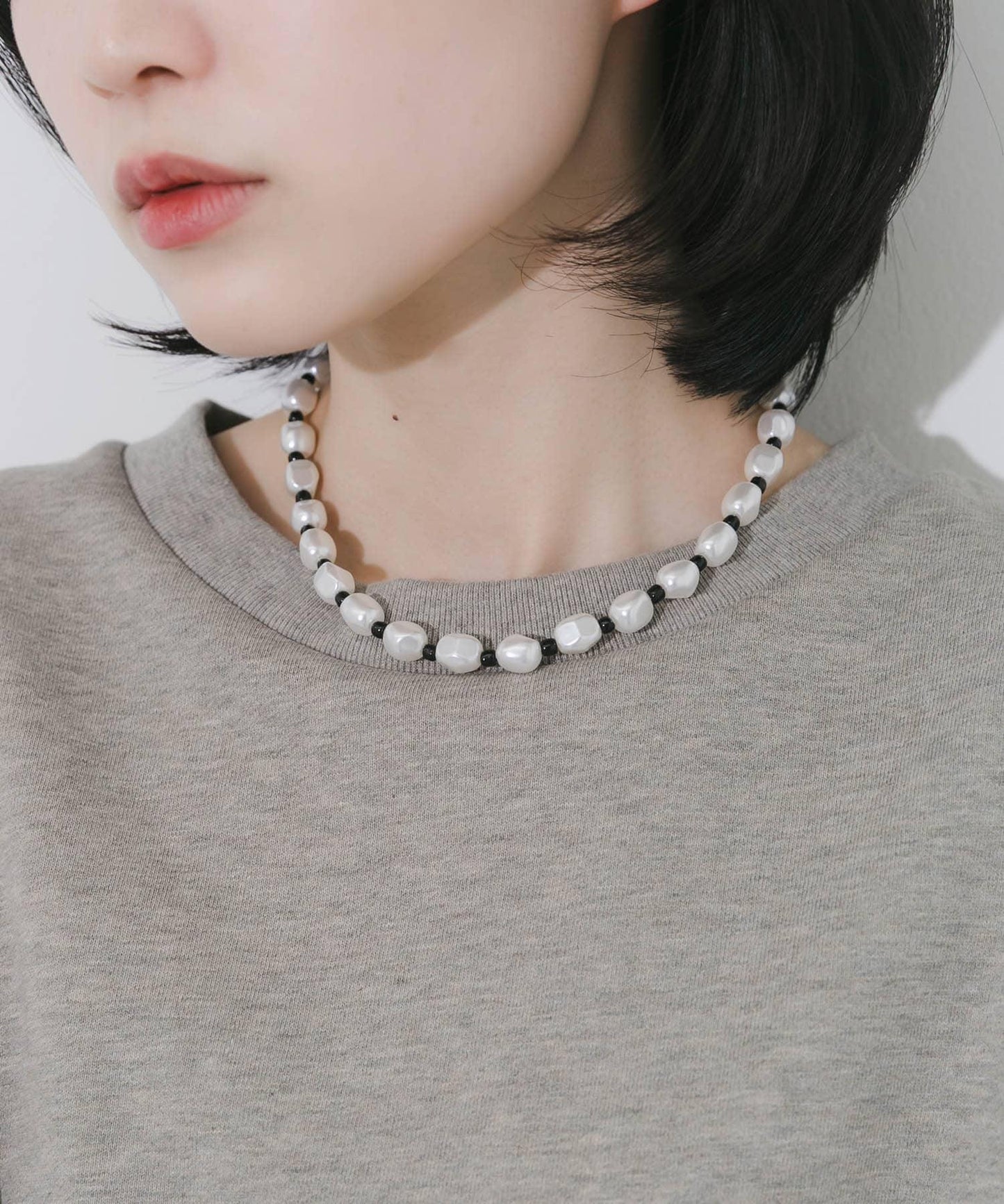 不鏽鋼珍珠珠串項鍊