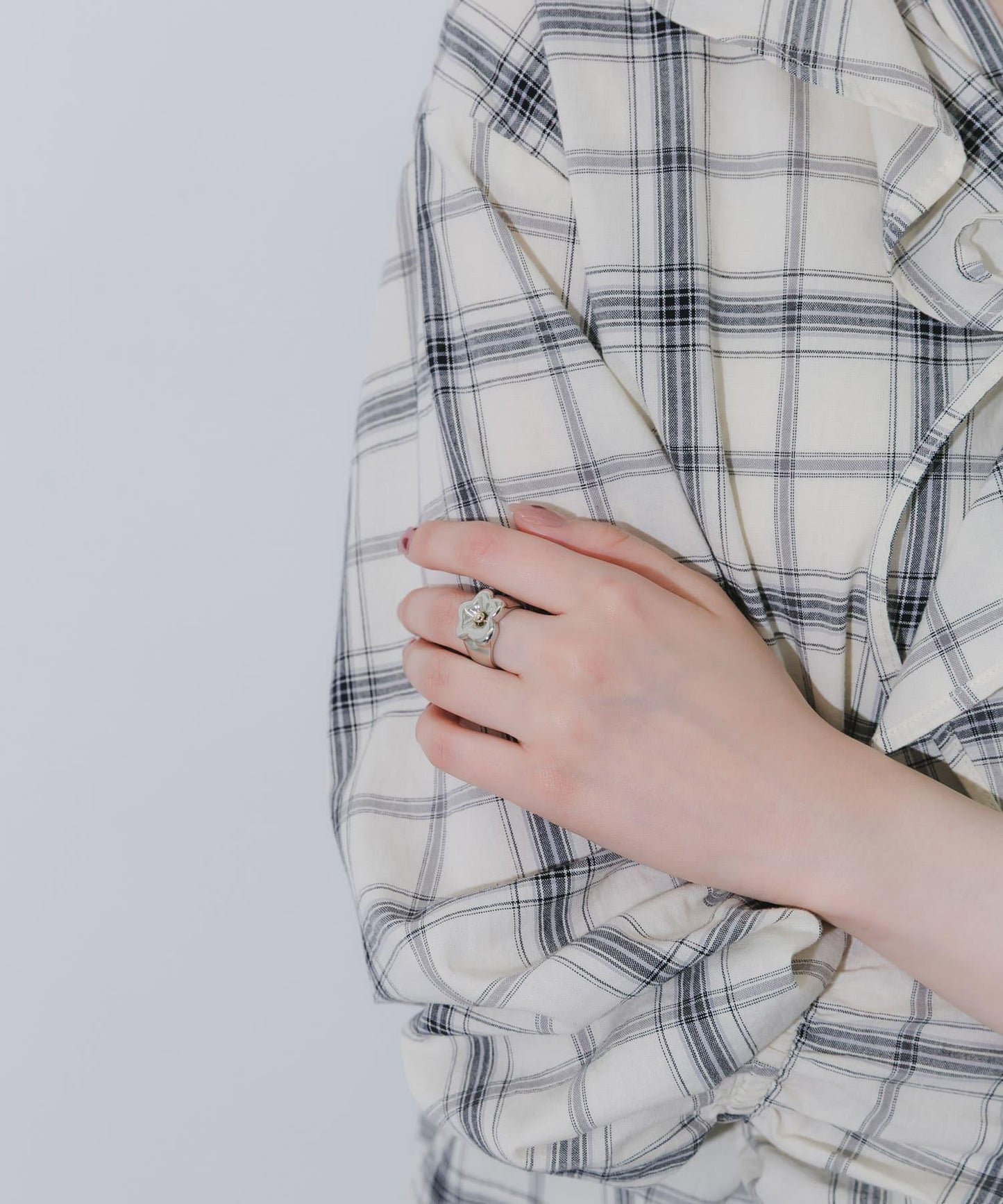 不規則金屬花朵戒指