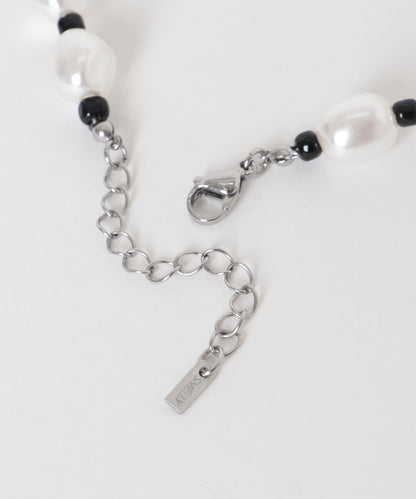 不鏽鋼珍珠珠串項鍊