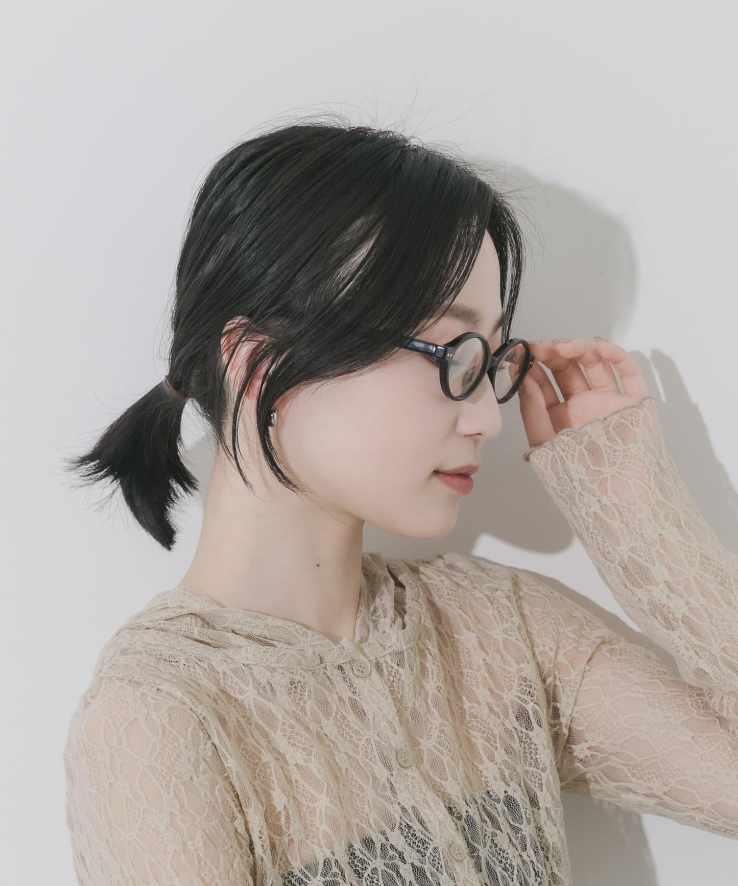 橢圓纖細金屬框 眼鏡