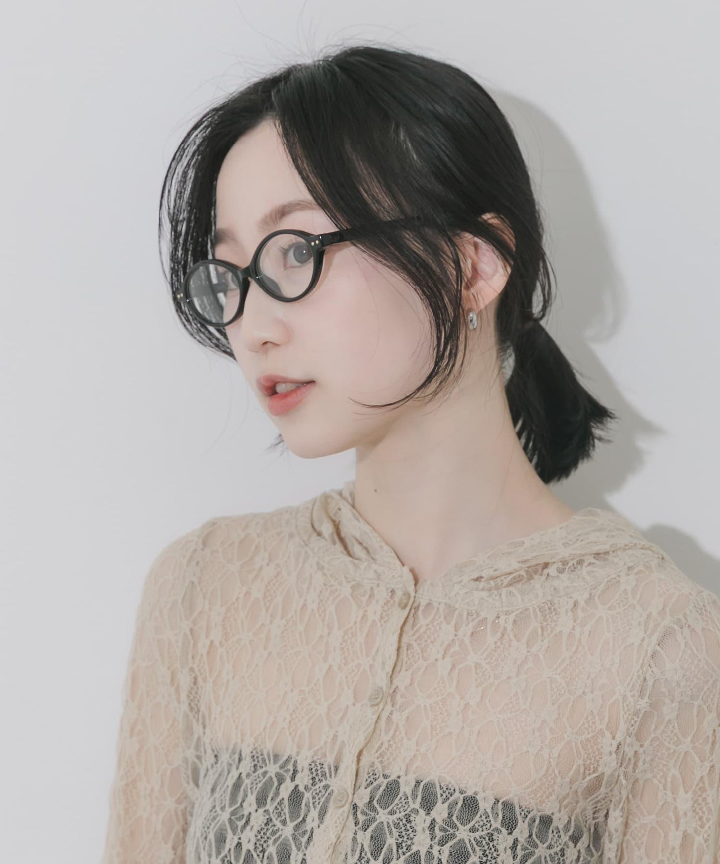 橢圓纖細金屬框 眼鏡