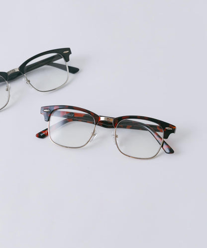 半框方形平光眼鏡