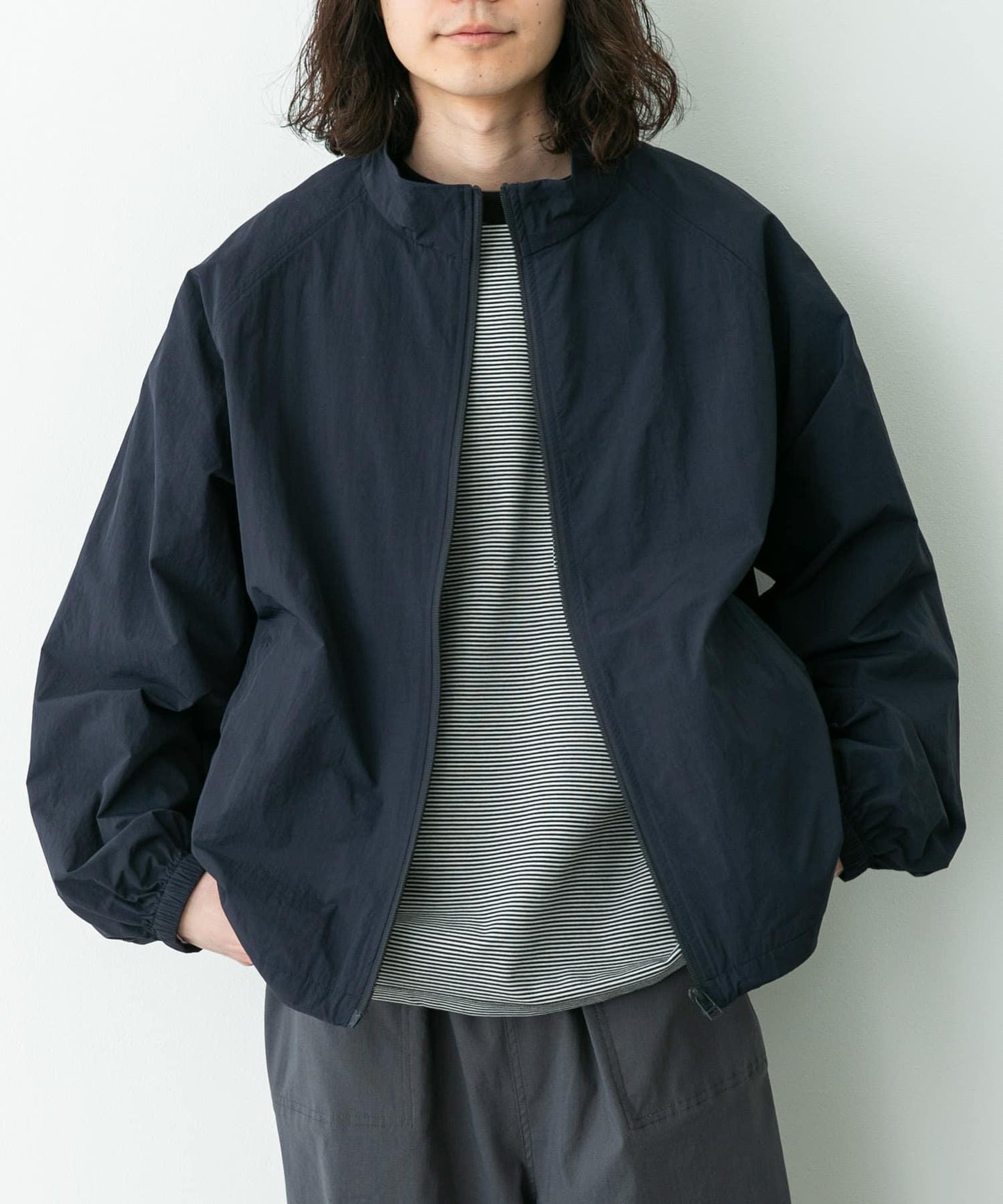 防潑水 基礎立領 夾克