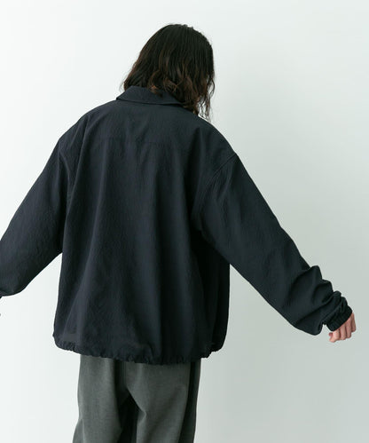 泡泡紗面料教練夾克