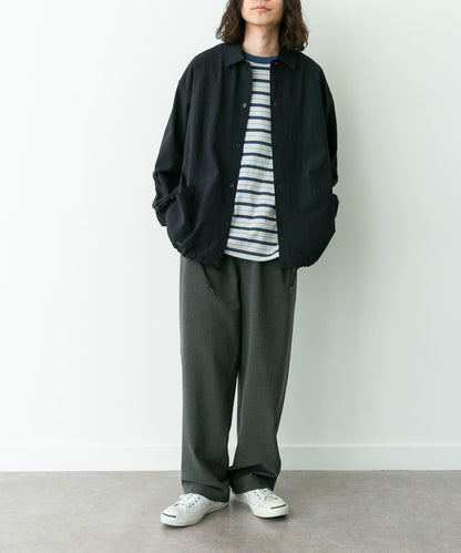 泡泡紗面料教練夾克