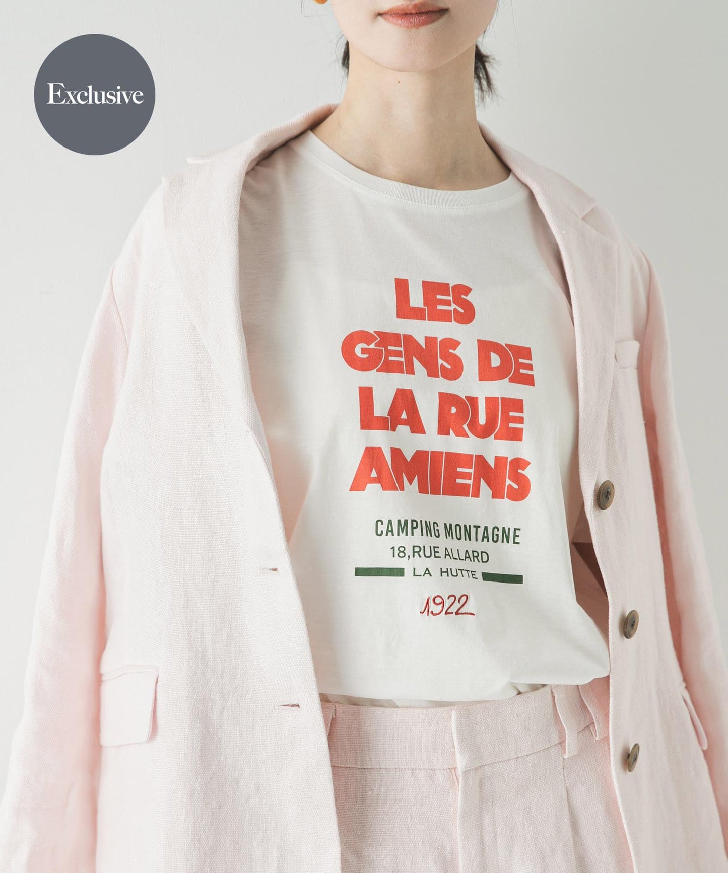 聯名 La Hutte×URBAN RESEARCH 合作款 T恤