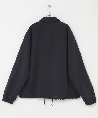 泡泡紗面料教練夾克