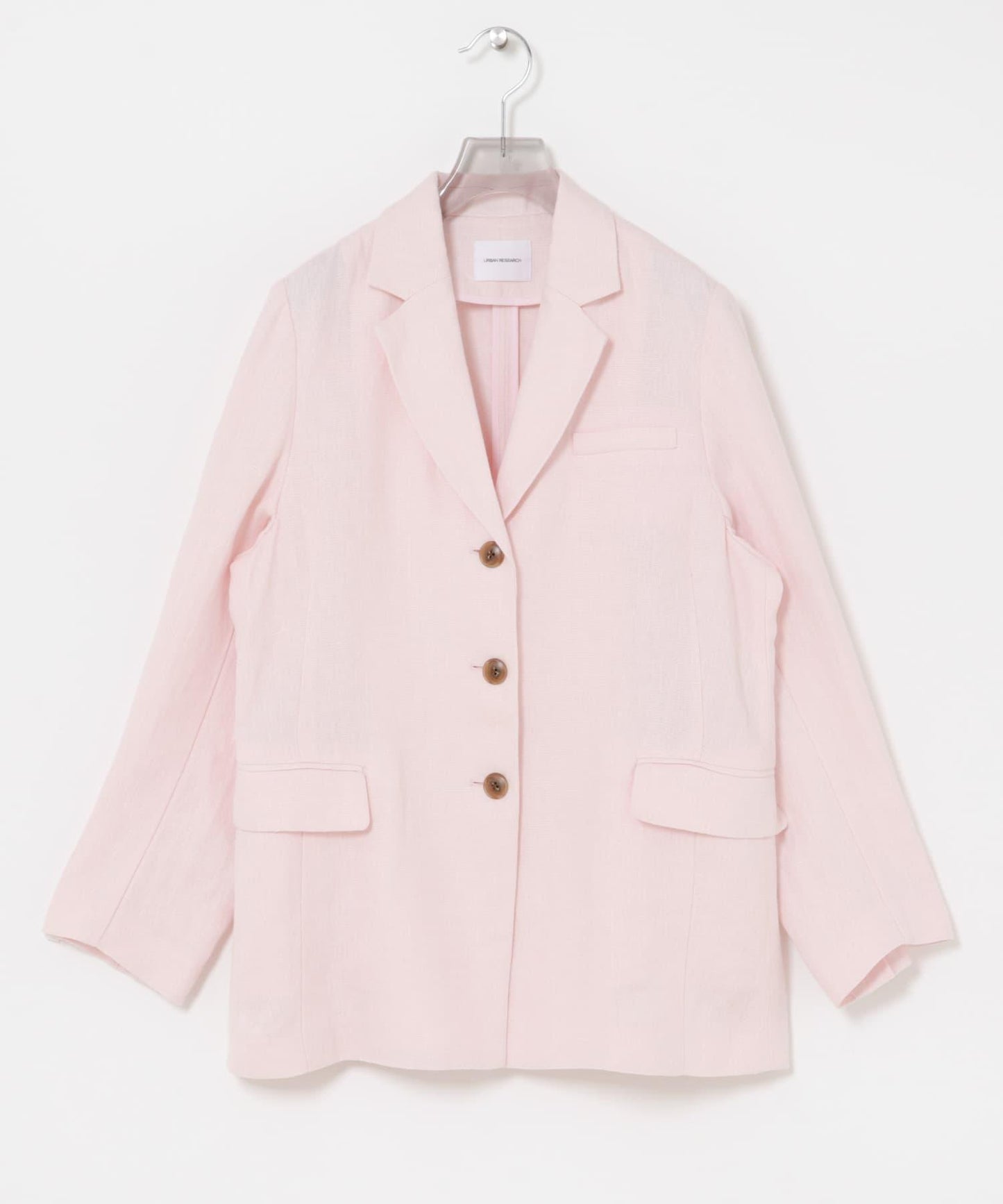 亞麻混紡牛津面料 修身剪裁 西裝外套