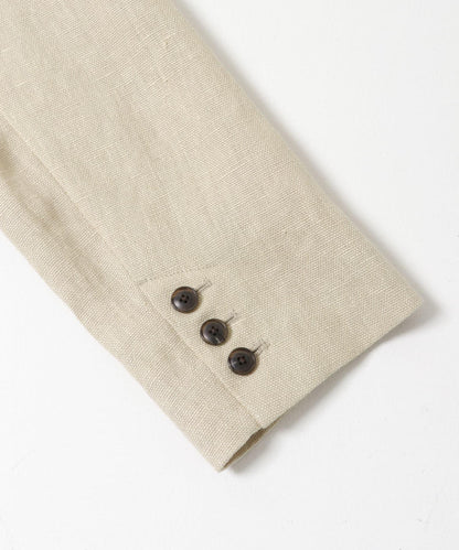 亞麻混紡牛津面料 修身剪裁 西裝外套