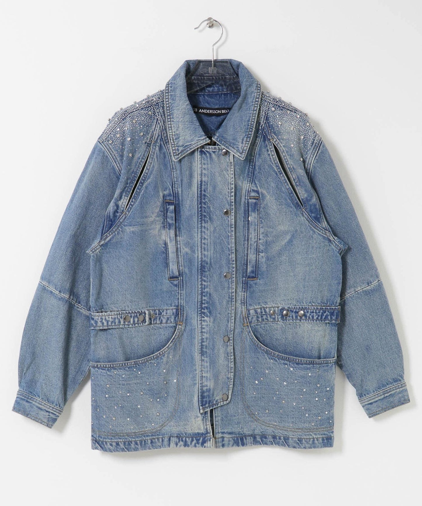 Andersson Bell JEWELED DENIM WORK JACKET 牛仔工裝夾克