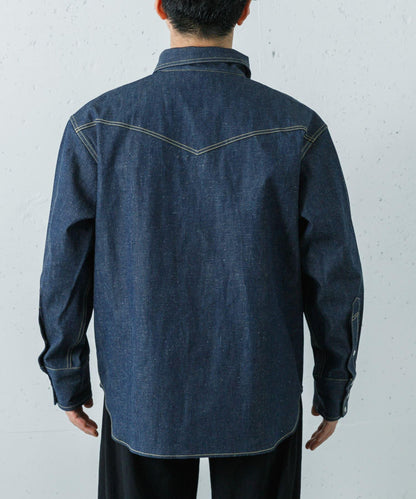 SAINT M×××××× BBJ DENIM SHIRTS 牛仔襯衫
