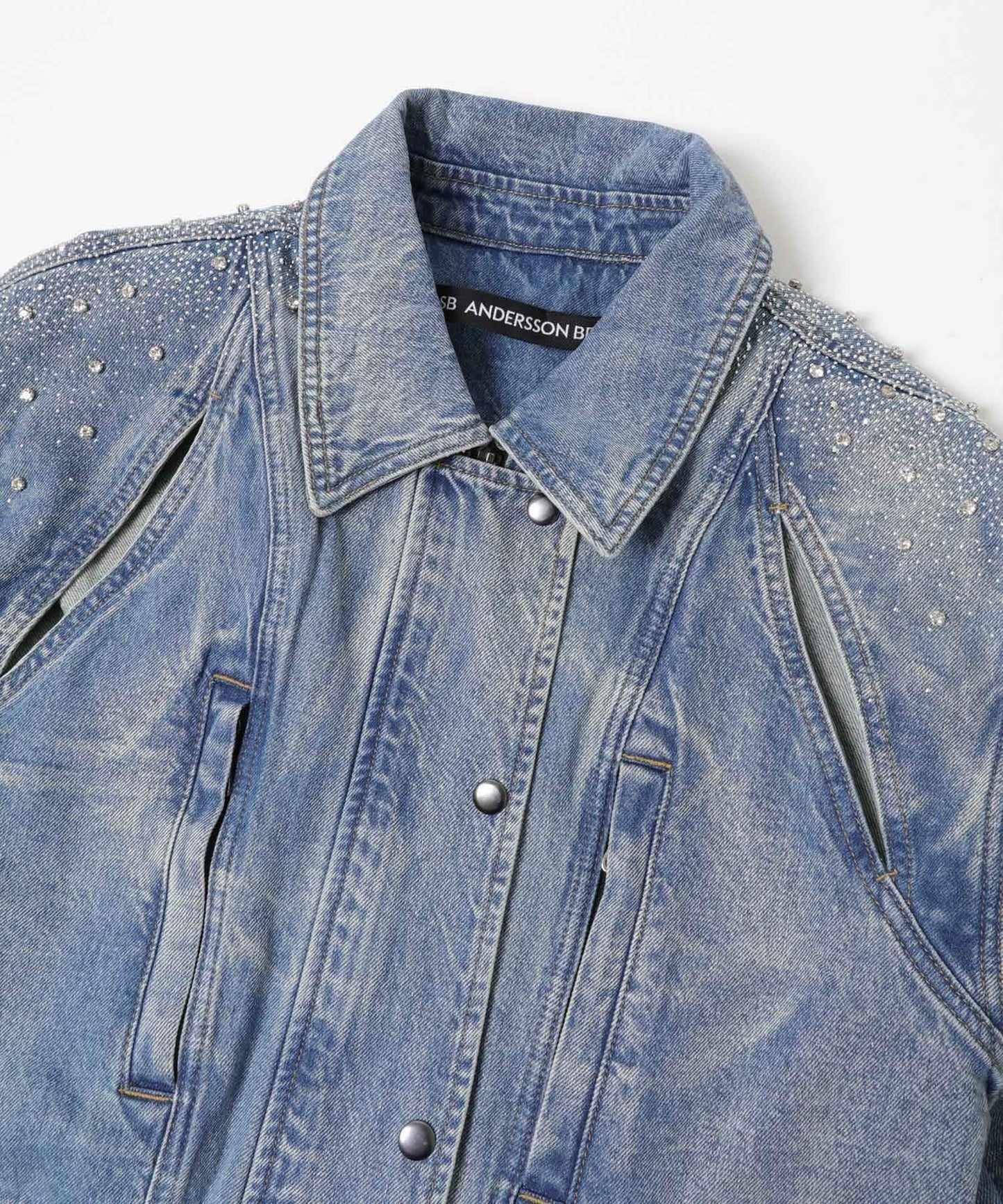 Andersson Bell JEWELED DENIM WORK JACKET 牛仔工裝夾克