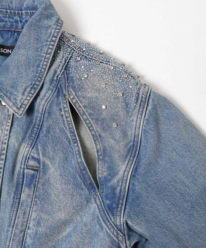 Andersson Bell JEWELED DENIM WORK JACKET 牛仔工裝夾克