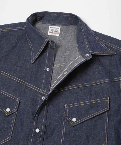 SAINT M×××××× BBJ DENIM SHIRTS 牛仔襯衫