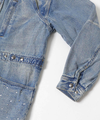 Andersson Bell JEWELED DENIM WORK JACKET 牛仔工裝夾克