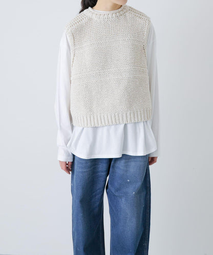 2WAY棉麻針織背心