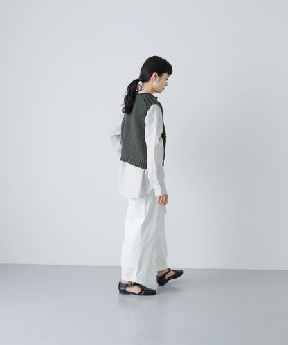 2WAY棉麻針織背心