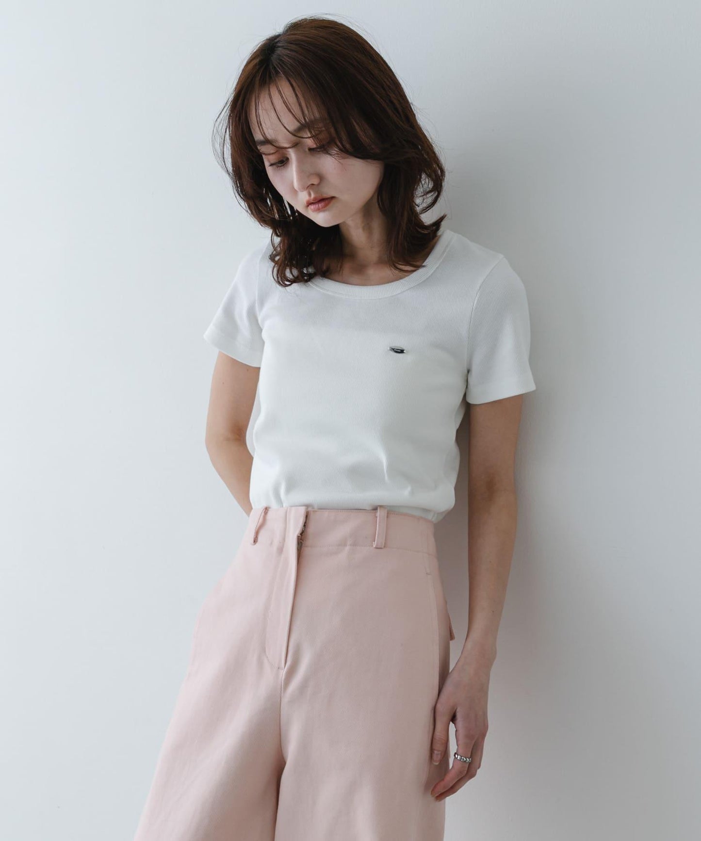 圓領羅紋短袖T恤