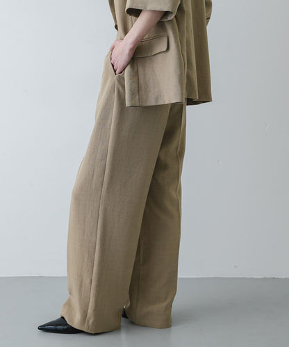 亞麻質感寬鬆版型 UR TECH DRYLUXE 闊腿褲（款）