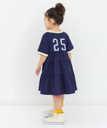 撞色設計 三款Logo圖案 連衣裙