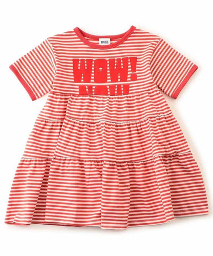 撞色設計 三款Logo圖案 連衣裙