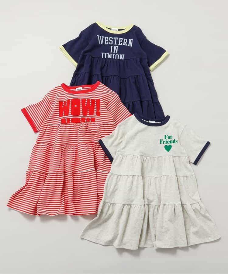 撞色設計 三款Logo圖案 連衣裙