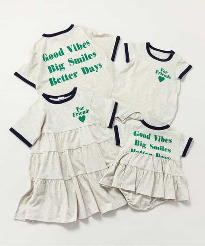 撞色設計 三款Logo圖案 連衣裙