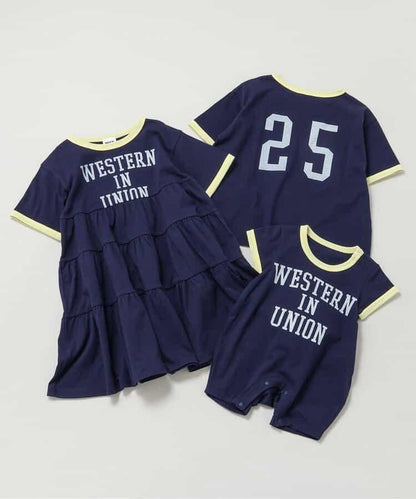 撞色設計 三款Logo圖案 連衣裙