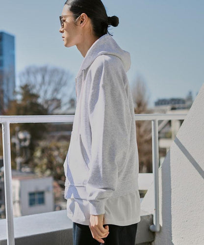 水洗做舊 短款 拉鍊連帽外套