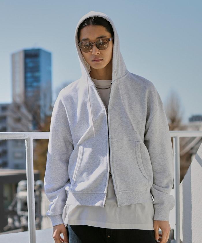 水洗做舊 短款 拉鍊連帽外套