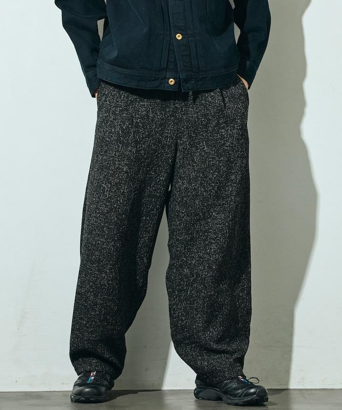 Spindle 夏季花呢 闊腿 休閒褲